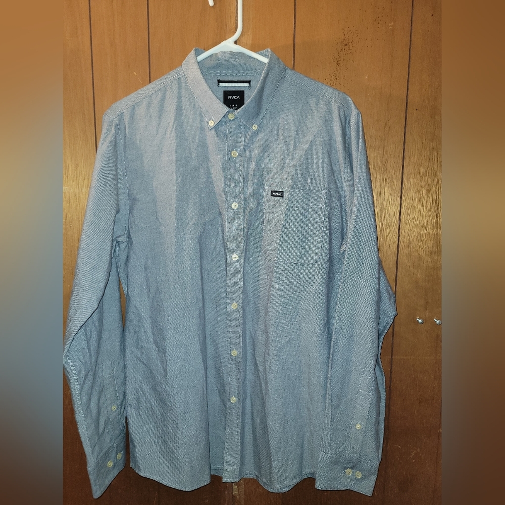 Rvca long sleeve button up